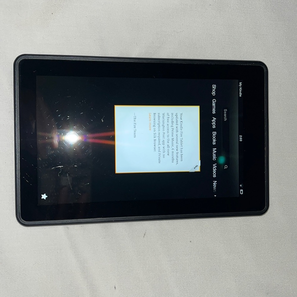 Kindle tablet